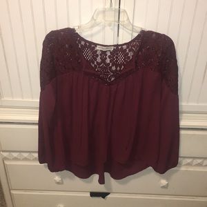 Maroon Blouse